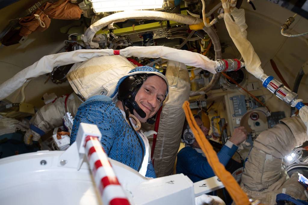 Expedition 64 Flight Engineer Sergey Kud-Sverchkov of Roscosmos