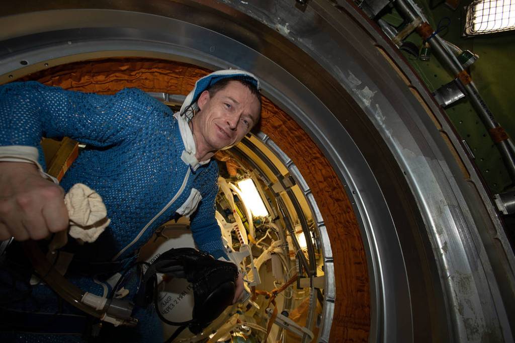 Expedition 64 Commander Sergey Ryzhikov of Roscosmos