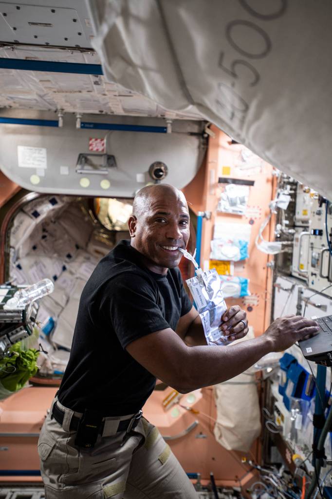 Expedition 64 Flight Engineer Victor Glover of NASA