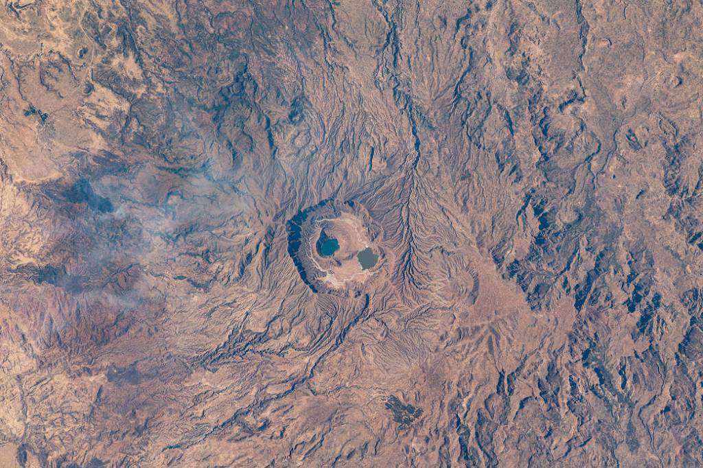 The Deriba caldera in Sudan holds two lakes