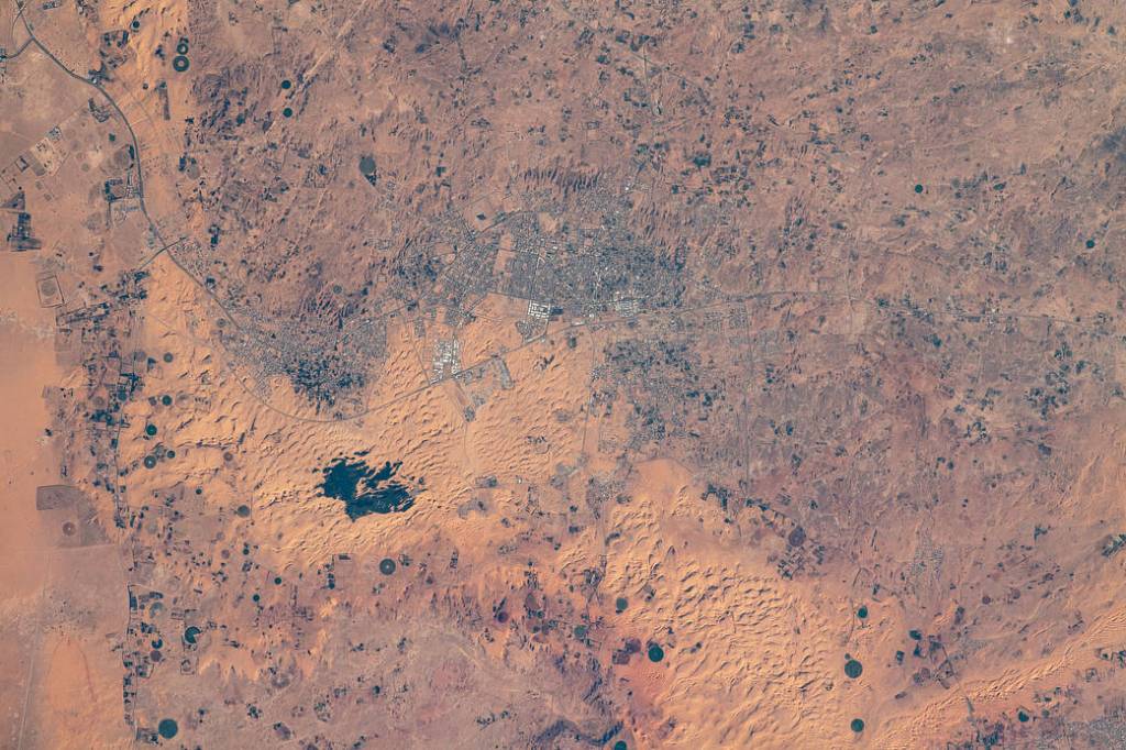 The oasis city of Sakakah, Saudi Arabia