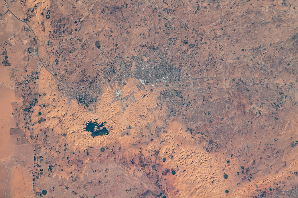 The oasis city of Sakakah, Saudi Arabia