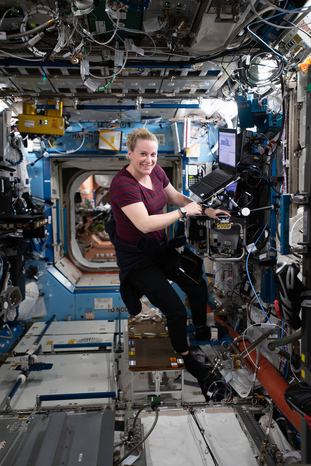 Expedition 64 Flight Engineer Kate Rubins