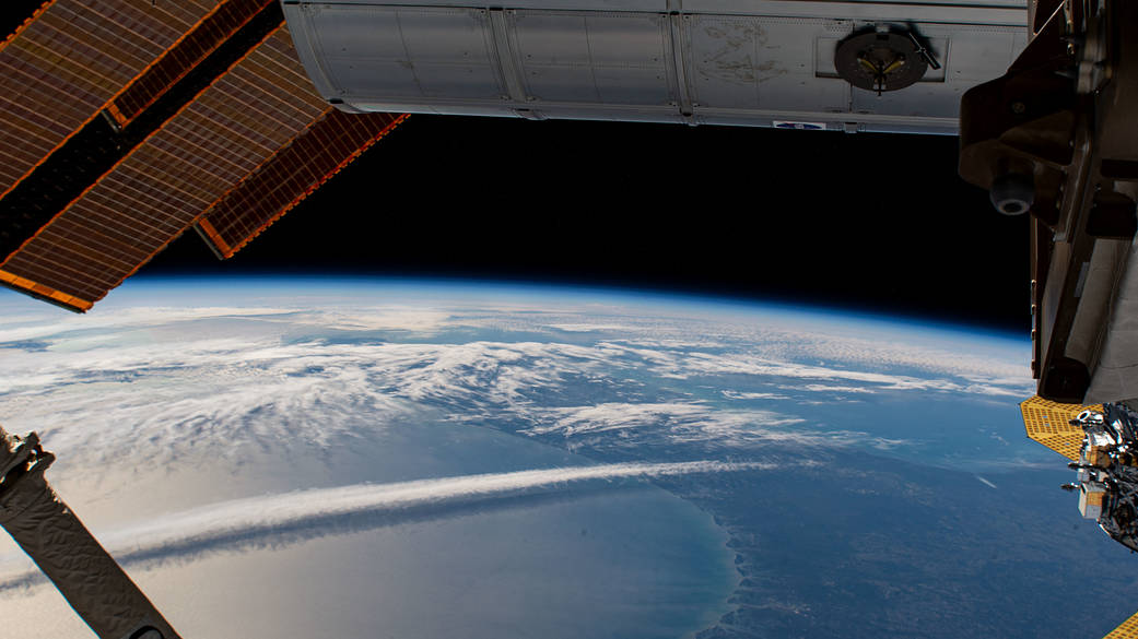 The United States east coast looking towards the Florida