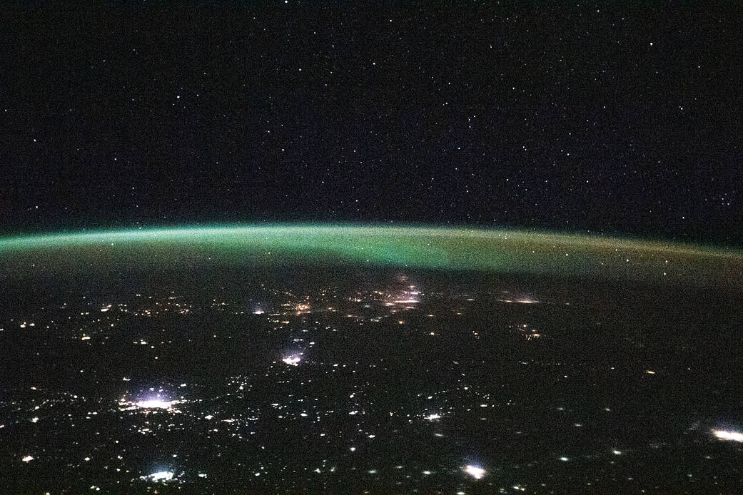 Aurora above Russia