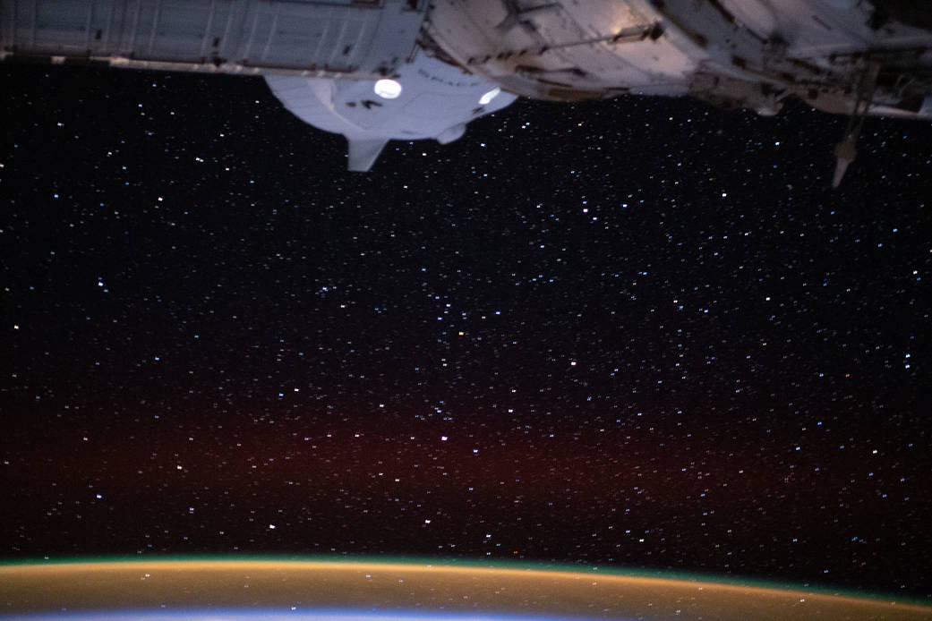 The SpaceX Crew Dragon spaceship