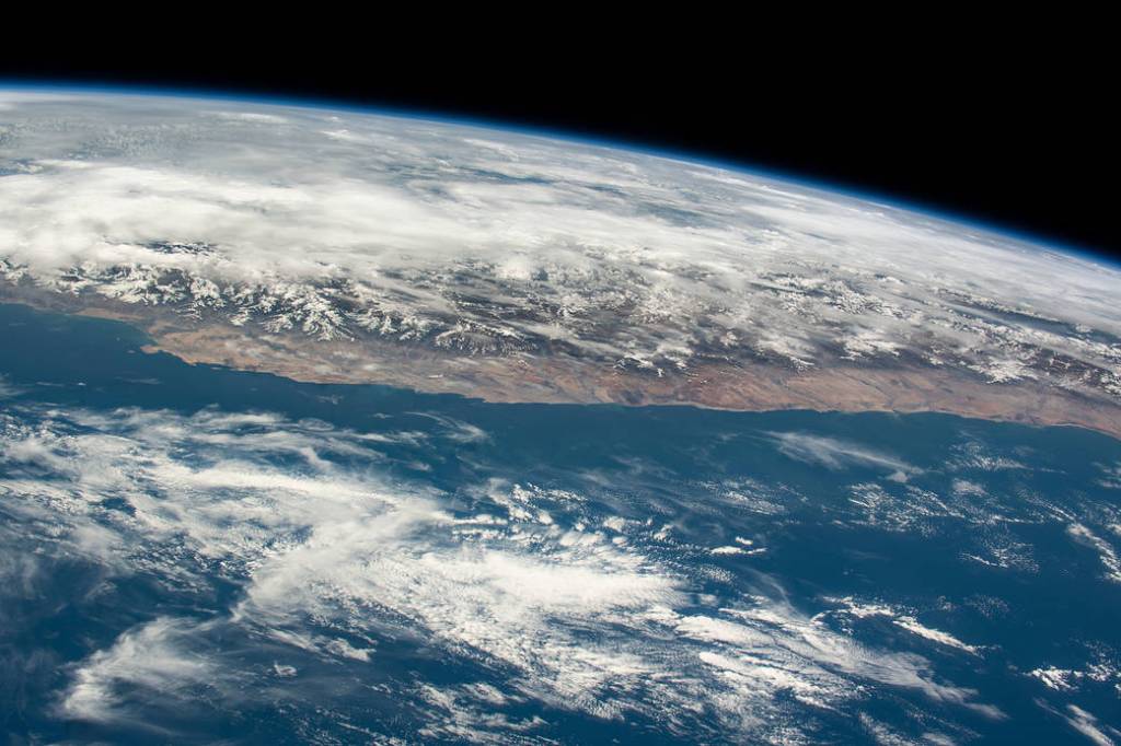 The coast of Peru in South America