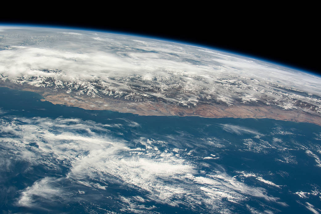 The coast of Peru in South America