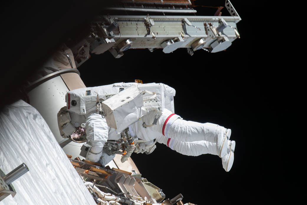 NASA spacewalker Michael Hopkins