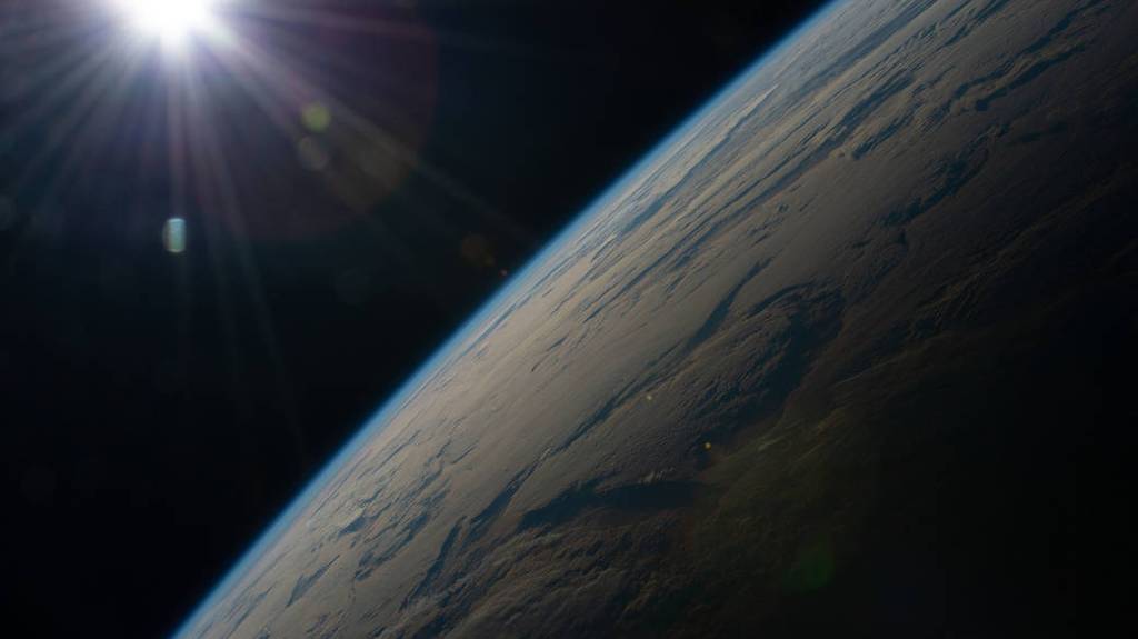 The Earth’s horizon above Argentina