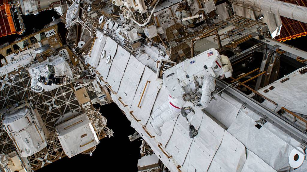 NASA spacewalker Michael Hopkins
