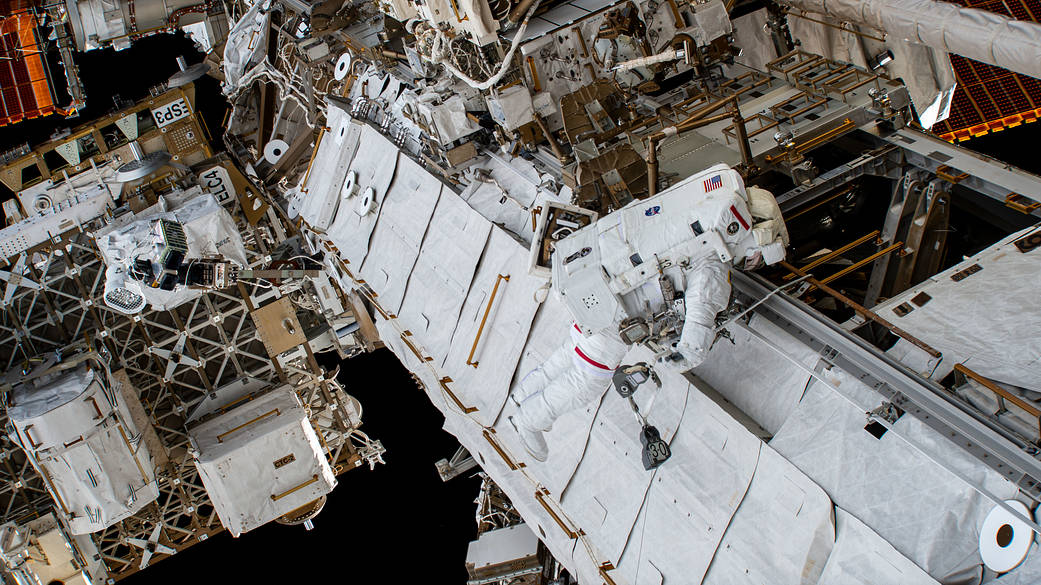 NASA spacewalker Michael Hopkins