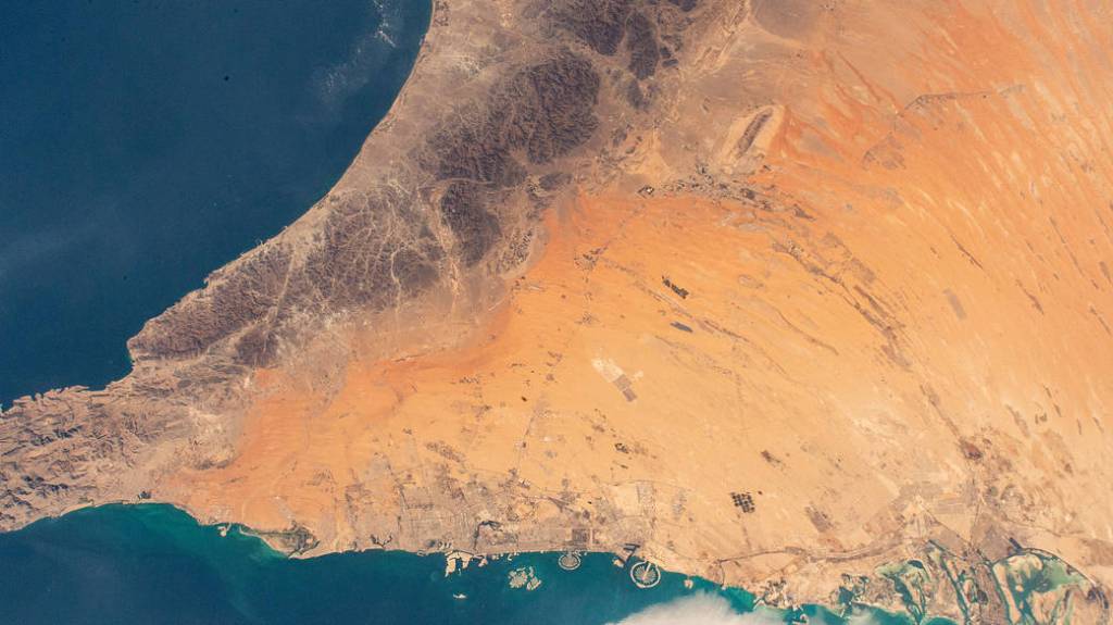 The desert city of Dubai