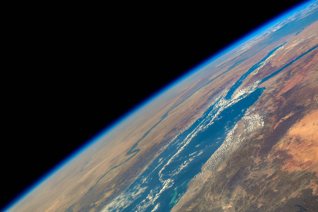 The Red Sea and the Nile River in Africa