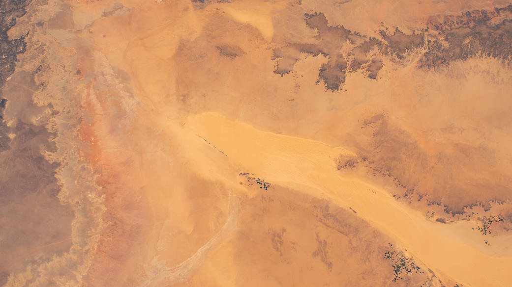 The Sahara Desert in central Libya