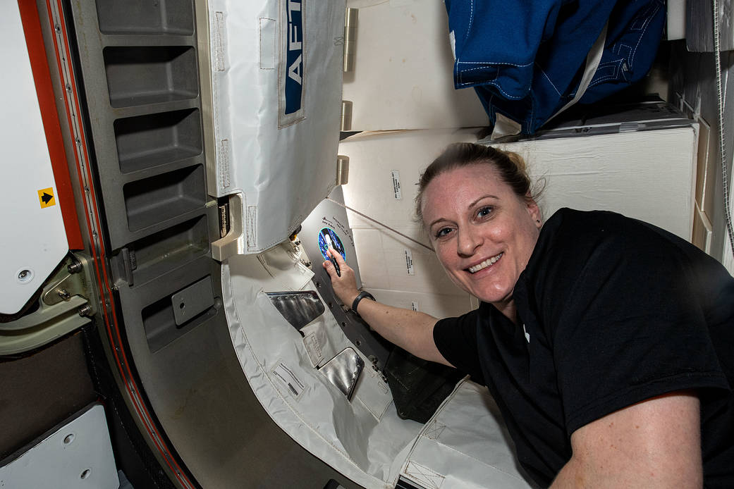 Expedition 64 Flight Engineer Kate Rubins