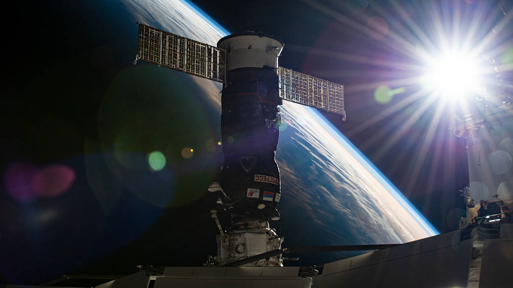 Russia's Progress 77 resupply ship docks to the station