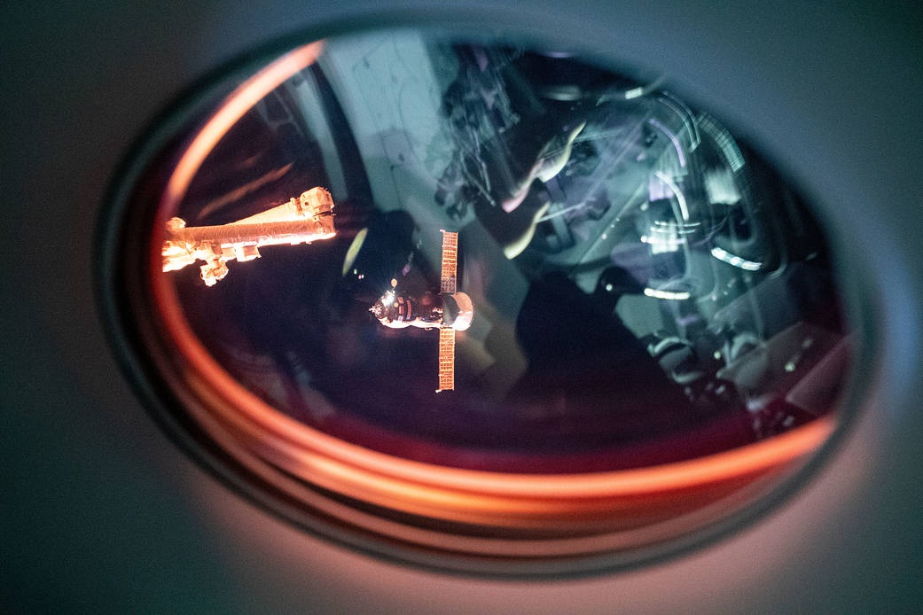 Russia's Progress 77 resupply ship approaches the station