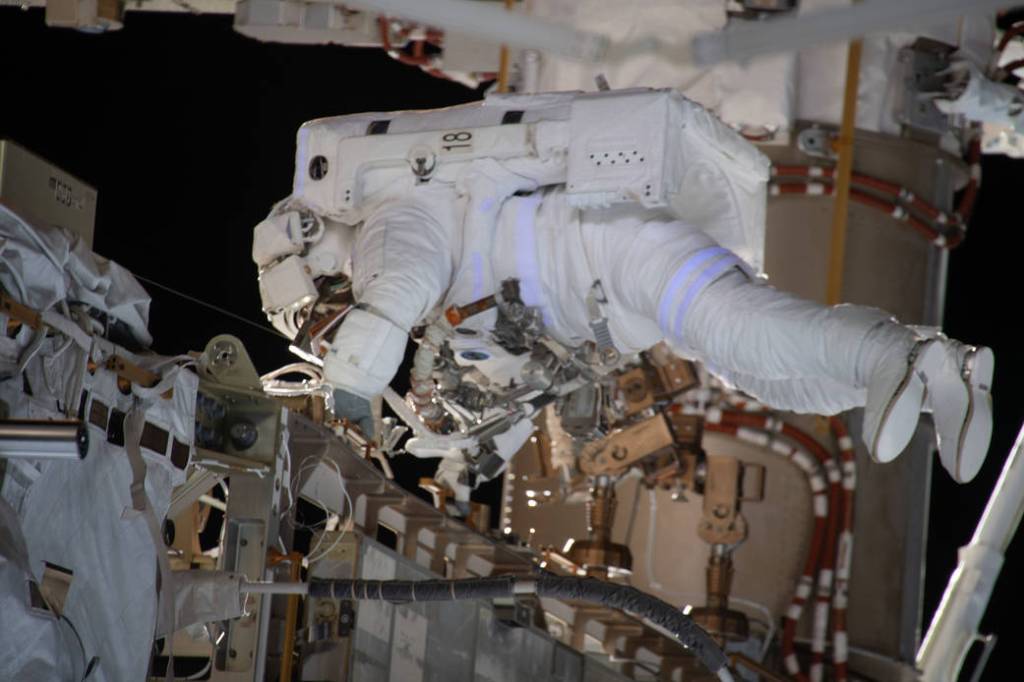 NASA spacewalker Michael Hopkins