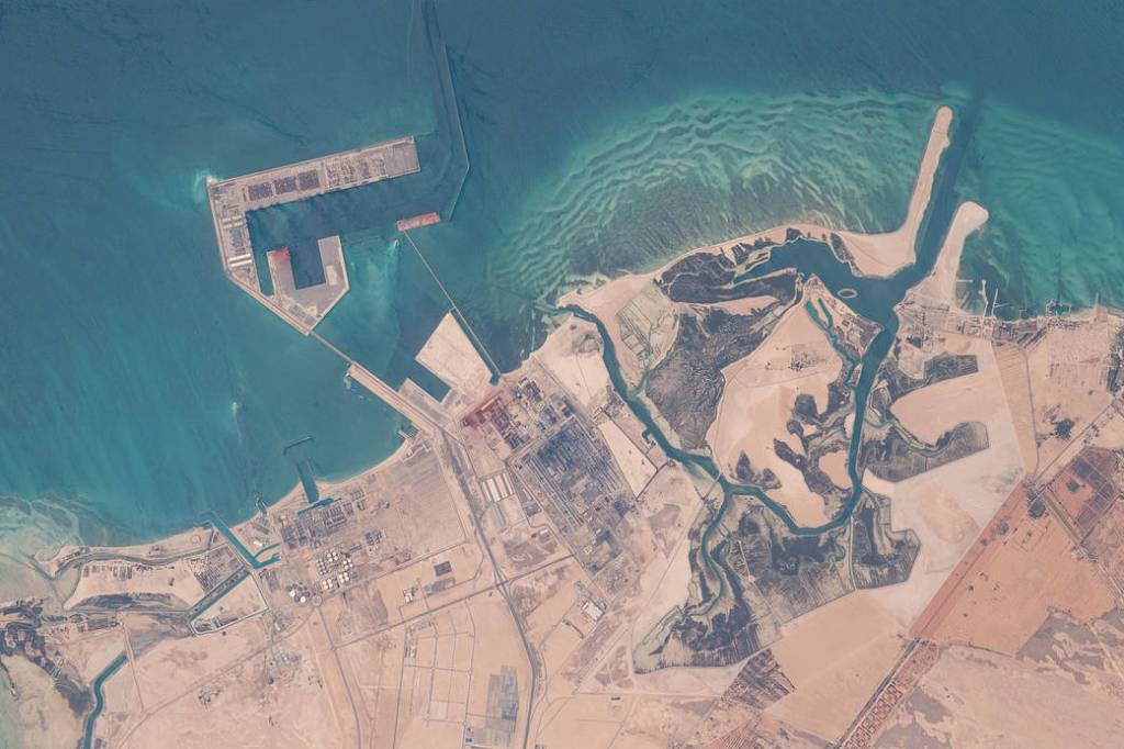 A manufacturing site on the Persian Gulf coast