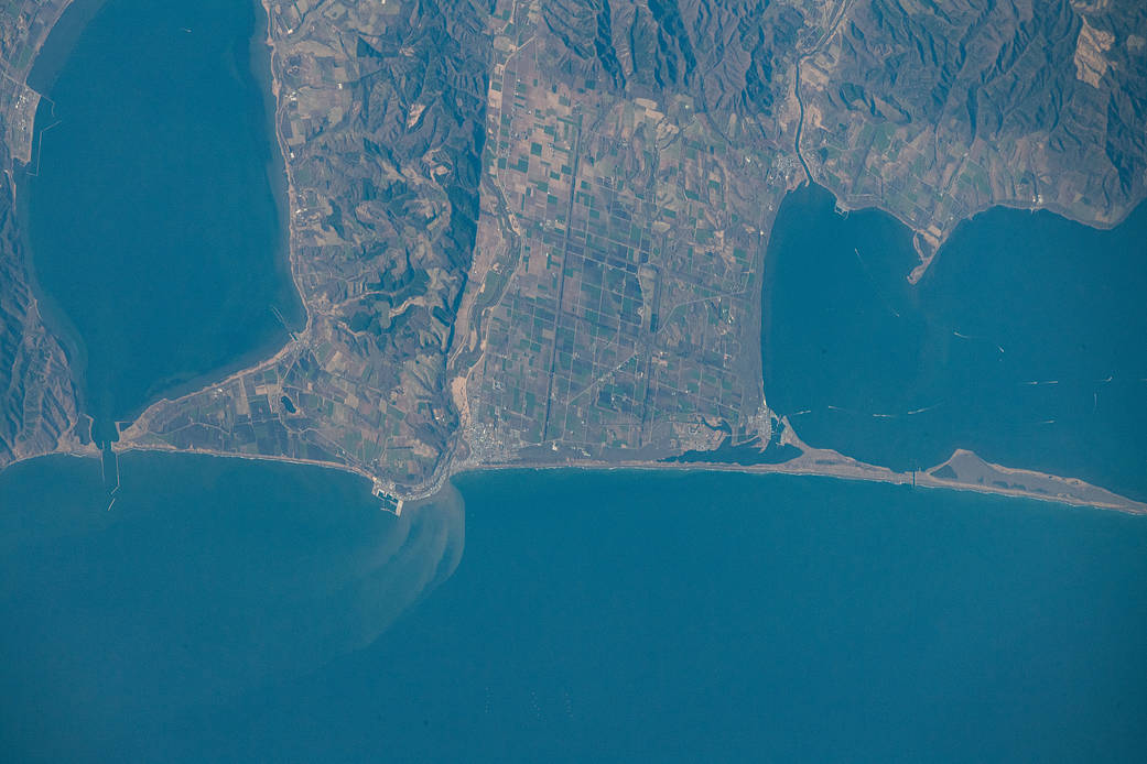 The coast of Kitami on Japan's island of Hokkaido