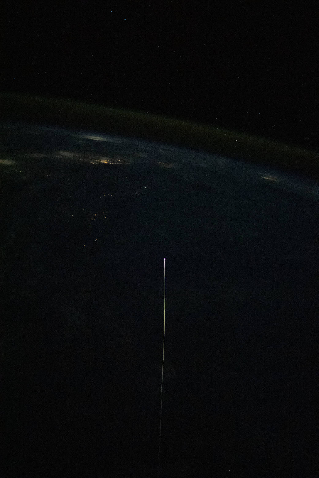 The SpaceX Crew Dragon Resilience reenters Earth's atmosphere