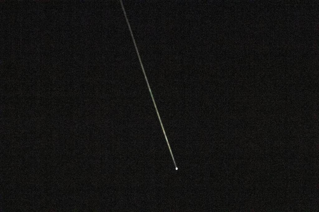 The SpaceX Crew Dragon Resilience reenters Earth’s atmosphere