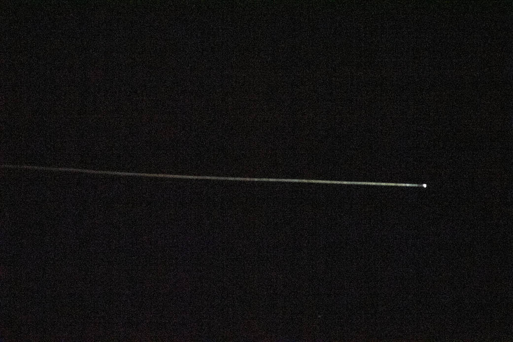 The SpaceX Crew Dragon Resilience reenters Earth's atmosphere