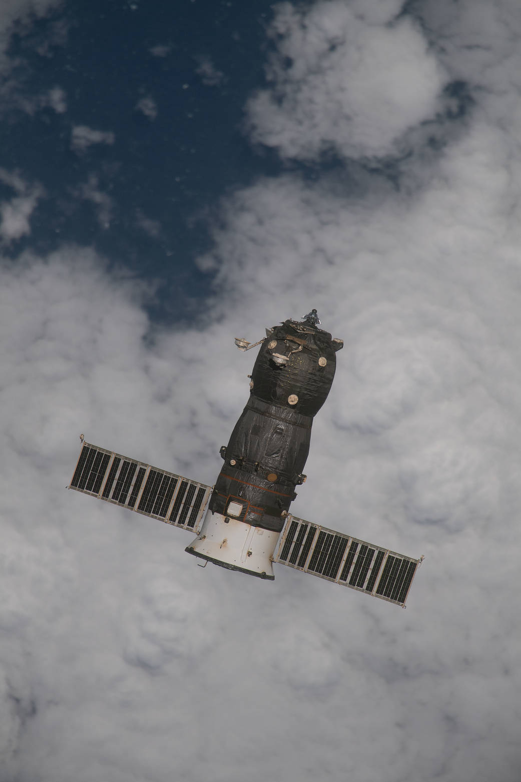 Russia's ISS Progress 75 cargo craft after undocking