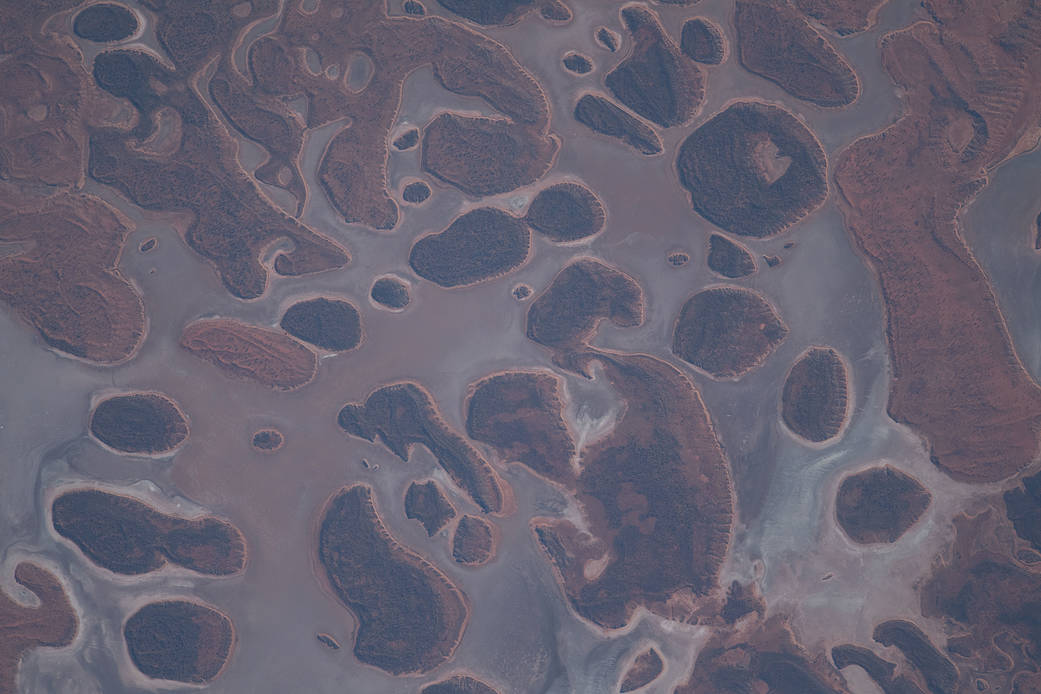 The far eastern, desert portion of Western Australia