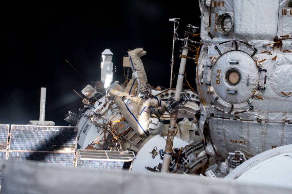 Roscosmos spacewalker Pyotr Dubrov