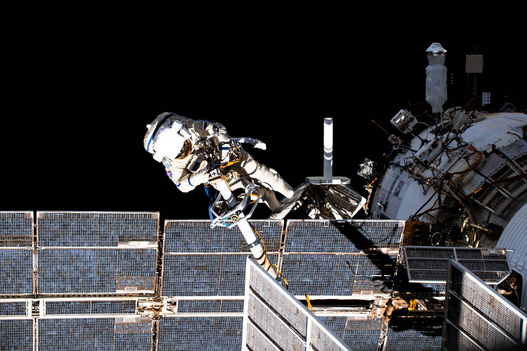 Roscosmos spacewalker Pyotr Dubrov