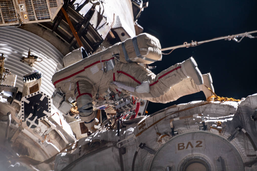 Roscosmos spacewalker Oleg Novitskiy