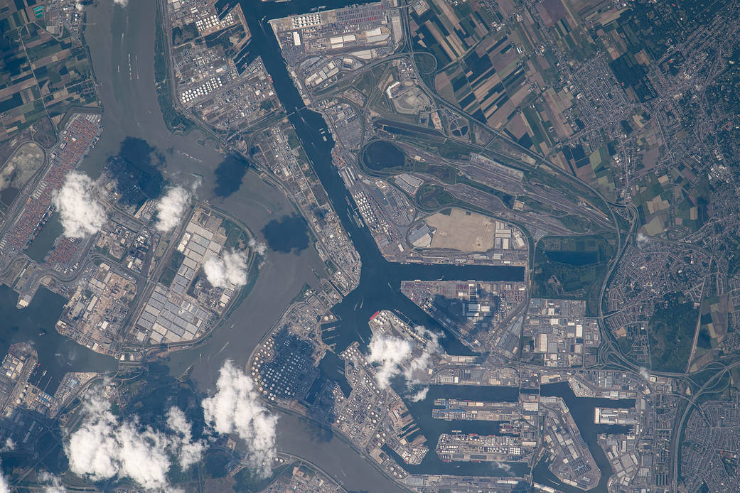 The Belgian port city of Antwerp