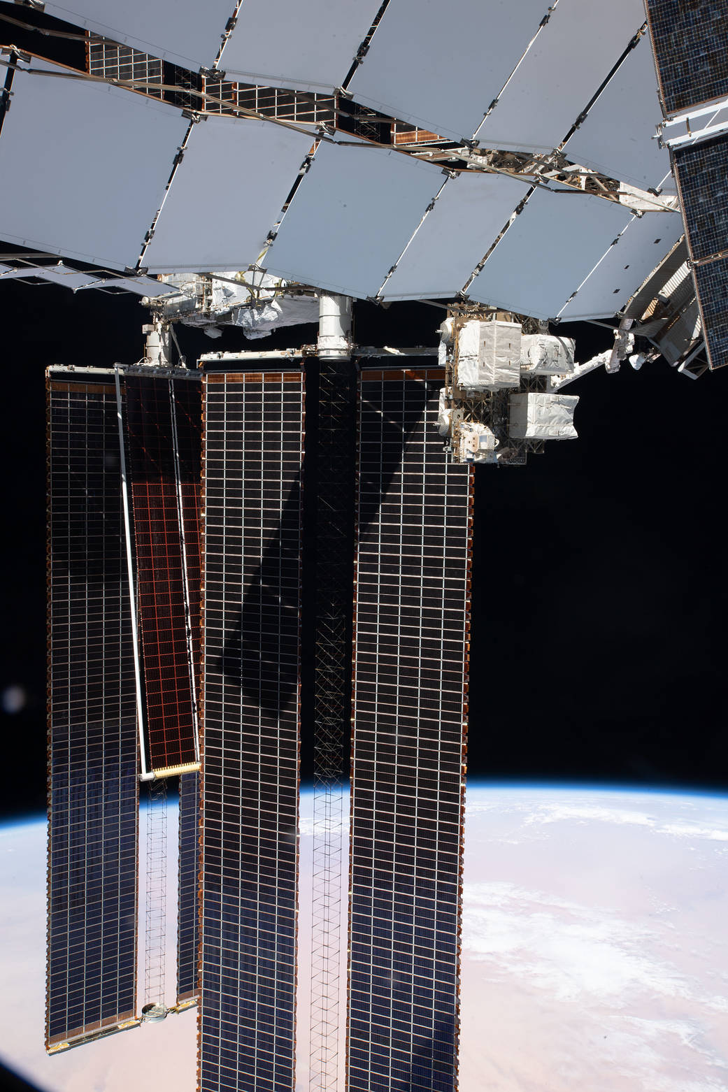 The new ISS Roll-Out Solar Array (iROSA) is deployed