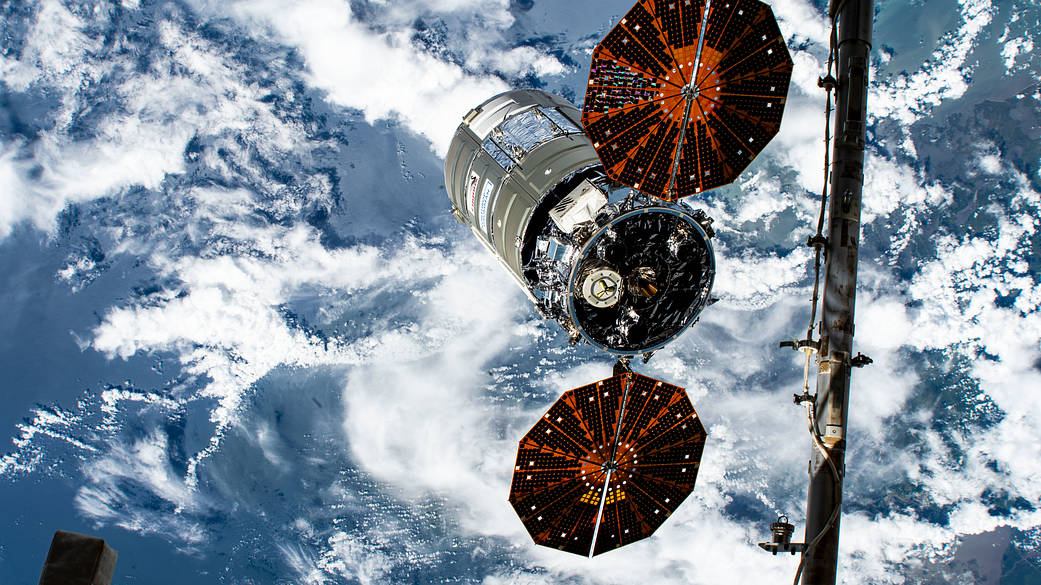 Cygnus is released from the Canadarm2