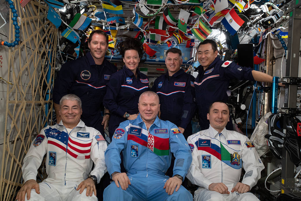 Expedition 65 crew portrait