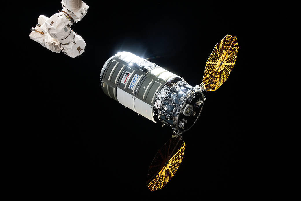 Cygnus approaches the station for capture
