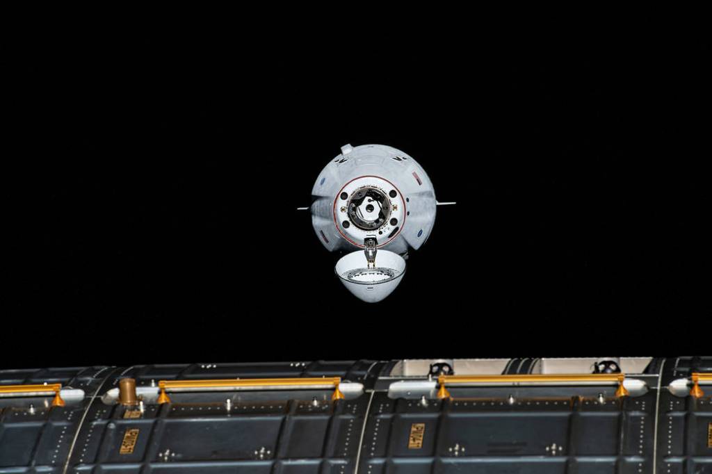 On Approach to the Space Station