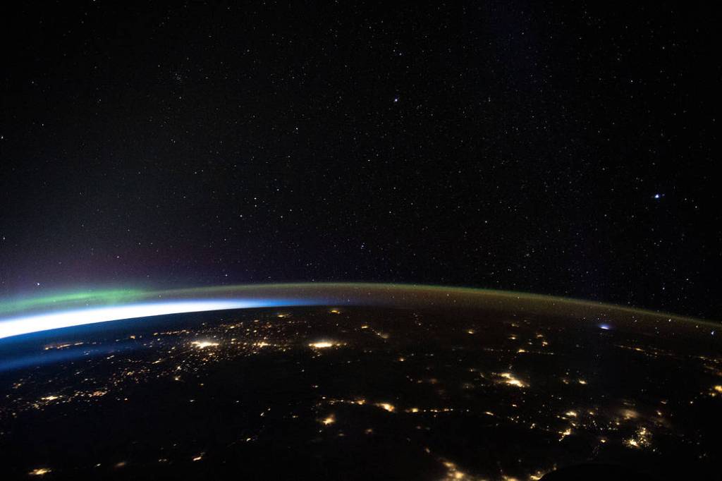 The city lights of northwest America