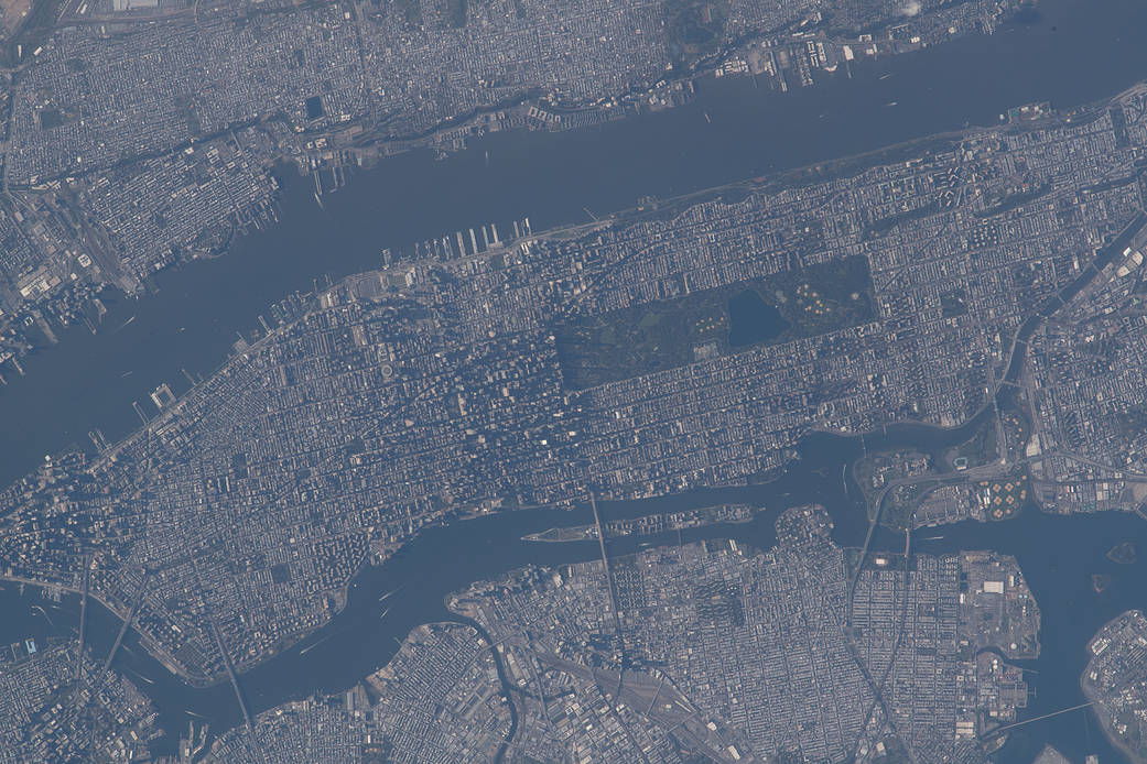 Manhattan Island in New York City