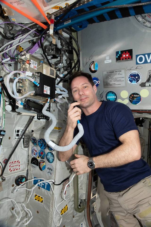 Astronaut Thomas Pesquet talks on amateur radio