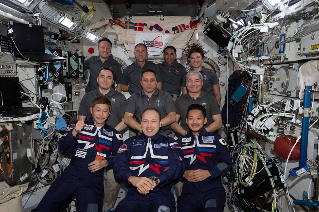 The Soyuz MS-20 and Expedition 66 crews