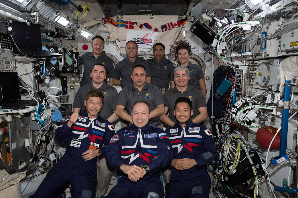 The Soyuz MS-20 and Expedition 66 crews