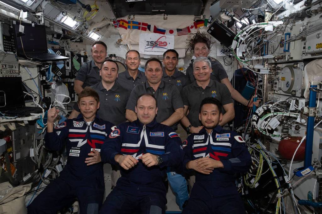 The Soyuz MS-20 and Expedition 66 crews