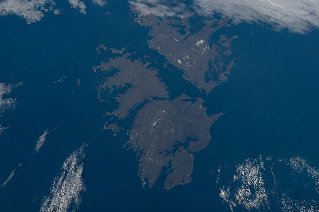 The remote archipelago of the Falkland Islands (Islas Malvinas)
