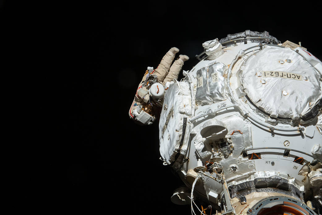 Russian spacewalker Anton Shkaplerov