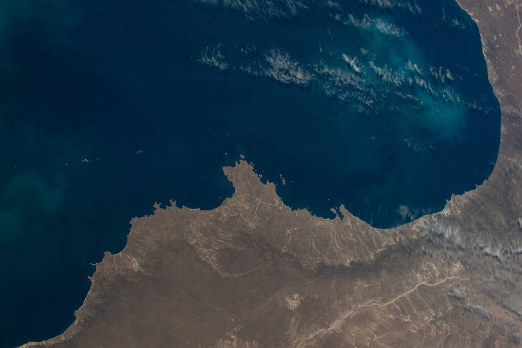 The Golfo San Jorge in southern Argentina