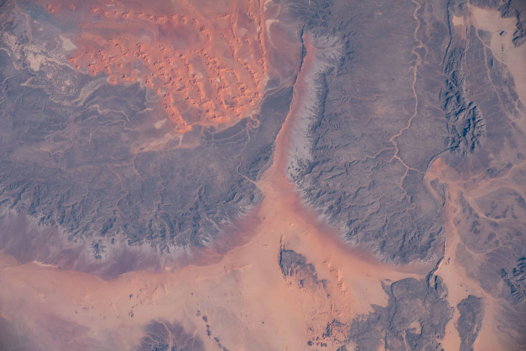 A portion of the Sahara Desert in Algeria