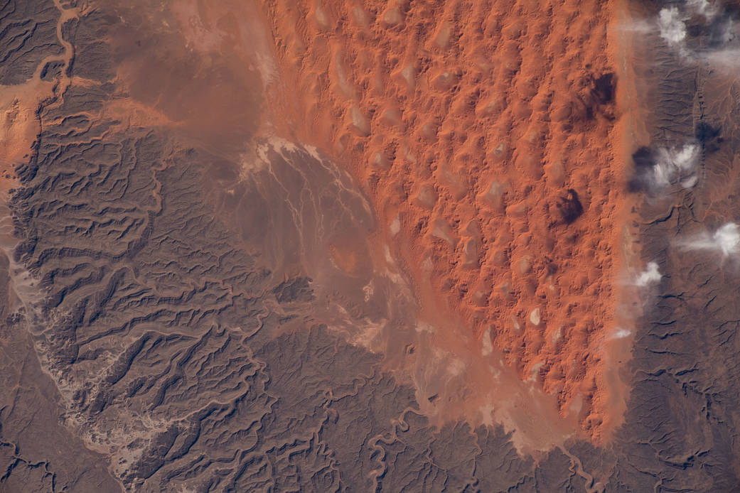 A portion of the Sahara Desert in Algeria